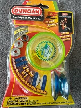 Duncan Yellow & Green Yo-Yo with Mod Spacers